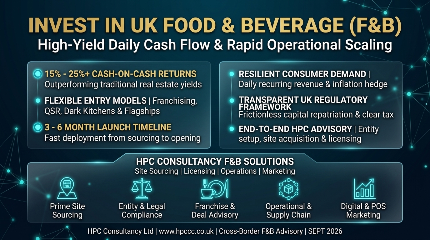 Why Panama Investors Must Consider the UK Food and Beverage Sector as Their Primary Entry Point
