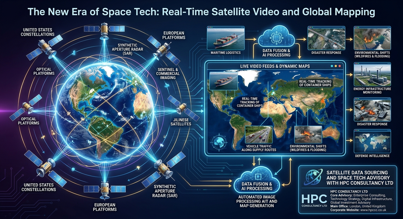 Real-Time Satellite Video and Global Mapping Panama